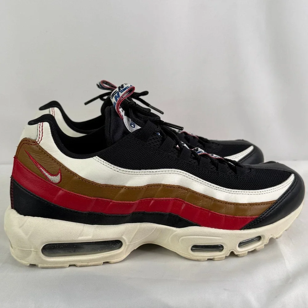 Nike Air Max 95 TT PRM Black Ale Brown Gym‎ Red AJ4077-002 Mens Size 12